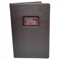 Bonded Leather Captain's Wine Book (11"x8 1/2")